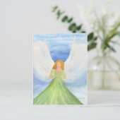 守護天使 キリスト教 スピリチュアル 宗教的 ポストカード (スタンド正面)