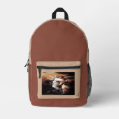 守護天使 プリントバックパック (正面)