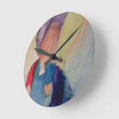 守護天使 ラウンド壁時計 (傾斜)