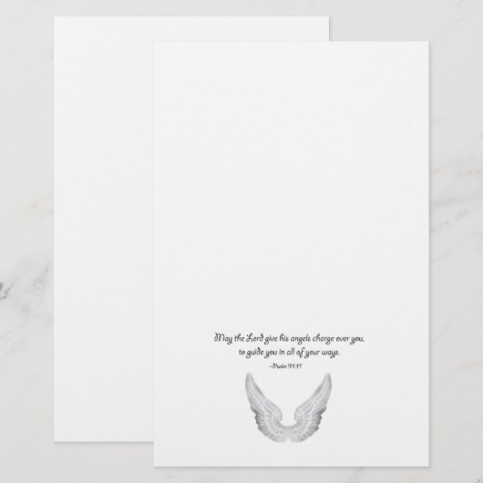 守護天使 便箋 (正面/裏面)