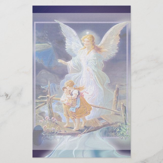 守護天使、子供と橋 (正面)