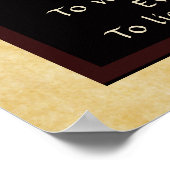 守護天使、子供、橋と詩 ポスター (角)