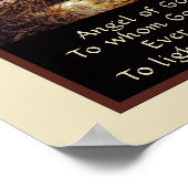 守護天使、子供、橋と詩 ポスター (角)