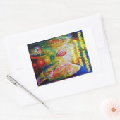 守護天使 長方形シール (封筒)