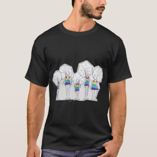 守護者の一列 少年少女 Tシャツ