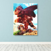 守護者 キャンバスプリント (インサイチュ (ウッドフロア))