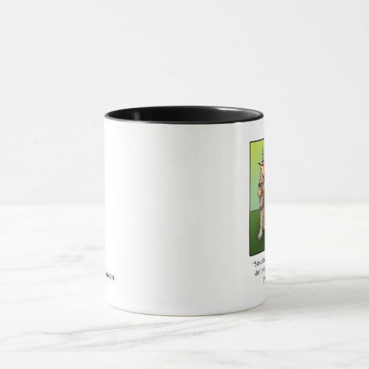 安いおもしろいワインユーモアのマグカップ マグカップ (中央)