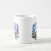 安いおもちゃのマグカップ両面 コーヒーマグカップ (中央)