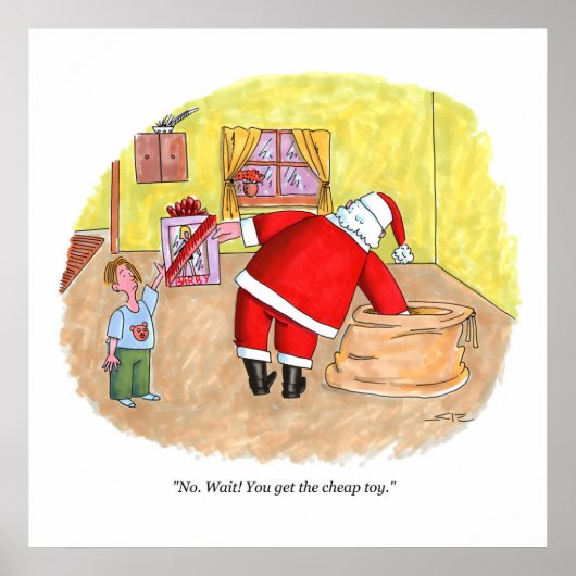 安いおもちゃのマットポスター ポスター (正面)