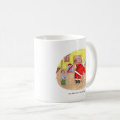 安いおもちゃの離れ手のマグ コーヒーマグカップ (正面右)