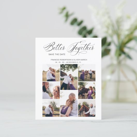 安いお洒落より良い一緒に8つの写真結婚の (スタンド正面)