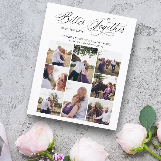 安いお洒落より良い一緒に8つの写真結婚の