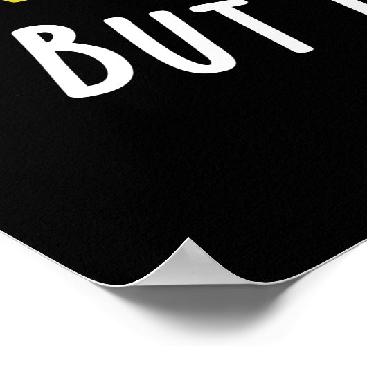 安いって知ってるけどダーク感じバグを焼いた ポスター (角)