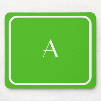 安いケリーグリーンマウスパッドとホワイトモノグラム マウスパッド