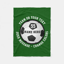 安いサパーソナライズされたッカーフリースブランケット フリースブランケット