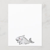 安いザシースイミングシャーク海誕生日 チラシ (裏面)