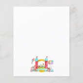 安いジャンプパーティーバウンスハウストランポリン誕生日 チラシ (裏面)