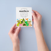 安いジュラシックマウンテンジャングルディオナンス誕生日 チラシ (手)