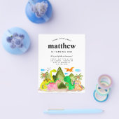 安いジュラシックマウンテンジャングルディオナンス誕生日 チラシ (シングル)