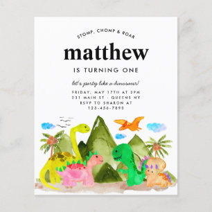 安いジュラシックマウンテンジャングルディオナンス誕生日 チラシ