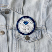 安いスピネル宝石用原石第22記念日の好意 缶バッジ (インサイチュ)