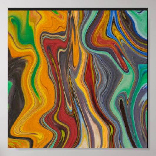 安いトレンドのアートワークは驚くべき発見を制限 ポスター (正面)