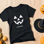 安いハロウィーンのカボチャのちょうちんカボチャ顔名前をカスタムする ベビーTシャツ<br><div class="desc">祝パンプキンTシャ独占的ツとスタイルでハロウィンユニーク、あなたのスタイルに合わせることがカスタマイズ可能な多彩なアクセサリー。あなたの名前またはカスタムメッセージを追加して本当にあなたの名前にする。このTシャツはハロウィンのお洒落不気味さとおもしろいの側面をシームレスに融合するカボチャデザインを備えている。あなたはトリックやトリートメント、コスチュームパーティーへの参加など、お菓子を集めたり、ハロウィーンのお祝いに個人的なtouchを追加したりするのにしゃれているは、完璧な仲間である。</div>
