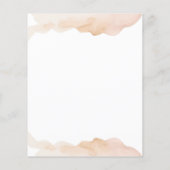 安いハロウィーン牛の小さなブーブベビーシャワー招待状 チラシ (裏面)