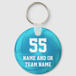 安いバレーボールチームあなたの番号と名前をギフト キーホルダー