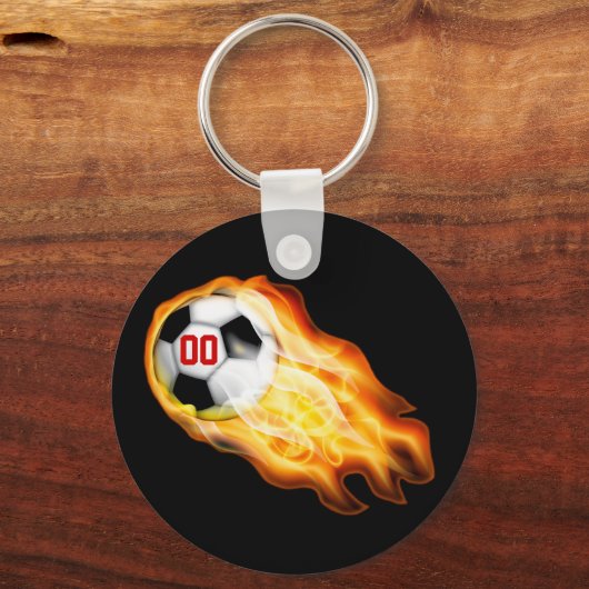 安いパーソナライズされたサッカーチームのギフトが$5.00未満 キーホルダー (裏面)