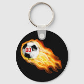 安いパーソナライズされたサッカーチームのギフトが$5.00未満 キーホルダー (裏面)