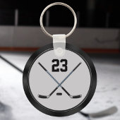 安いパーソナライズされたホッケーギフトとホッケーの好意 キーホルダー