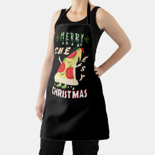 安いメリークリスマスクリスマスサンタ・ピザクリスマス エプロン