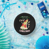 安いメリークリスマスクリスマスサンタ・ピザクリスマス ペーパーボウル (パーティー)