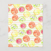 安い二つ足フルーツサマーフルーツ2nd誕生日 チラシ (裏面)