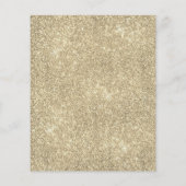 安い仮装グリーン金ゴールドグラムグリッター誕生日 チラシ (裏面)