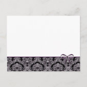 安い任意カスタムのレタリングの色結婚 インビテーションポストカード (裏面)