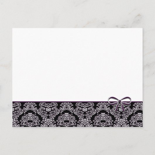 安い任意カスタムのレタリングの色結婚 インビテーションポストカード (裏面)