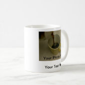 安い写真のマグ コーヒーマグカップ (正面右)