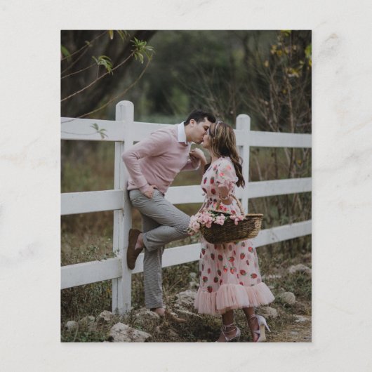 安い写真の日救付熱帯花ビーチ チラシ (裏面)