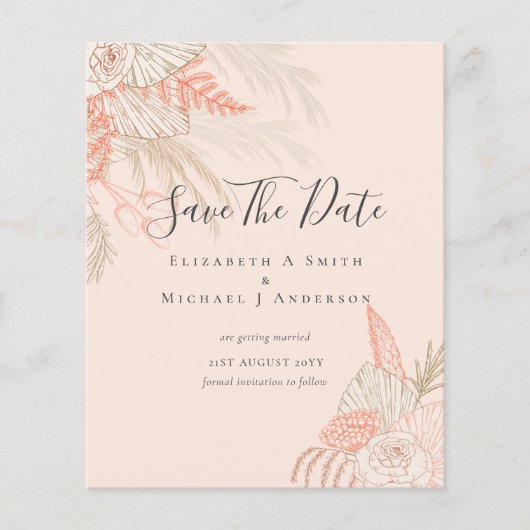 安い写真の日救付PAMPAS GRASS Terracotta チラシ (正面)