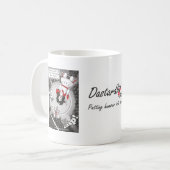 「安い及び離婚より速く」のマグ コーヒーマグカップ (正面左)