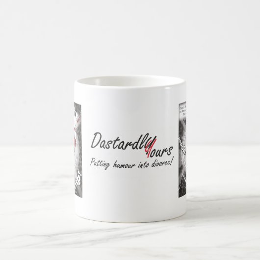 「安い及び離婚より速く」のマグ コーヒーマグカップ (中央)
