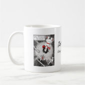 「安い及び離婚より速く」のマグ コーヒーマグカップ (左)