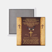 安い宗教的な贈り物バルク、教会のパーティー好意、 マグネット (正面/裏面)