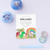 安い恐竜ユニコーンケーキキャンドルジョイント誕生日 チラシ (シングル)