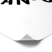 安い日と安いドルおもしろいの牛のパン ポスター (角)