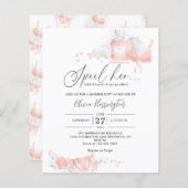 安い桃の赤面彼女のランジェリーブライダルシャワー (正面/裏面)