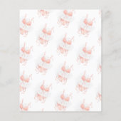 安い桃の赤面彼女のランジェリーブライダルシャワー (裏面)