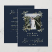 安い海軍植物学結婚部の写感謝してい真 (正面/裏面)